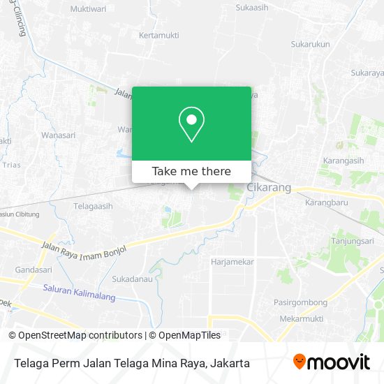 Telaga Perm Jalan Telaga Mina Raya map