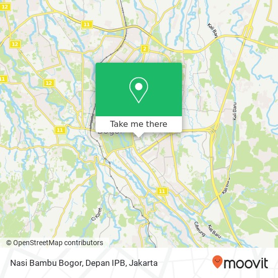 Nasi Bambu Bogor, Depan IPB map