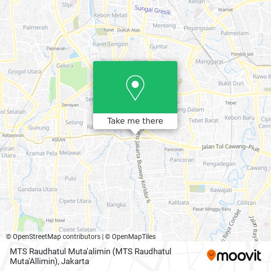 MTS Raudhatul Muta'alimin map