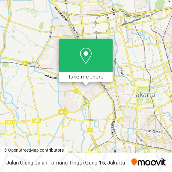 Jalan Ujung Jalan Tomang Tinggi Gang 15 map