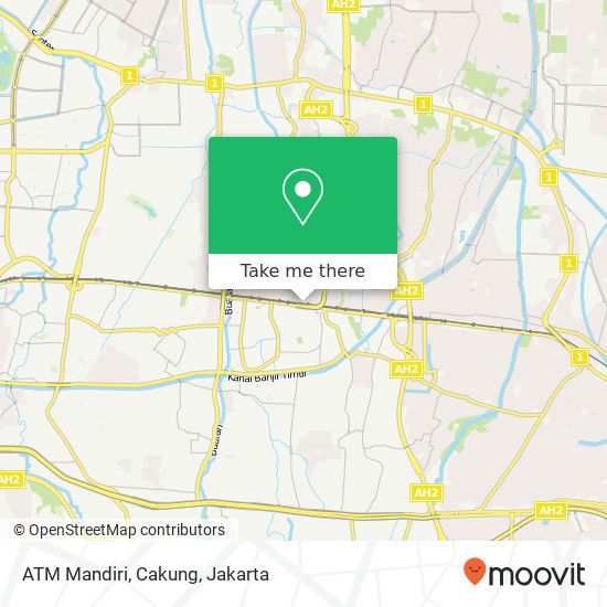 ATM Mandiri, Cakung map