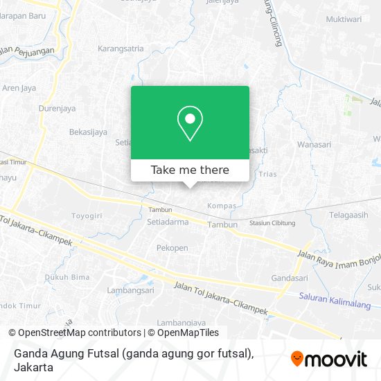 Ganda Agung Futsal (ganda agung gor futsal) map