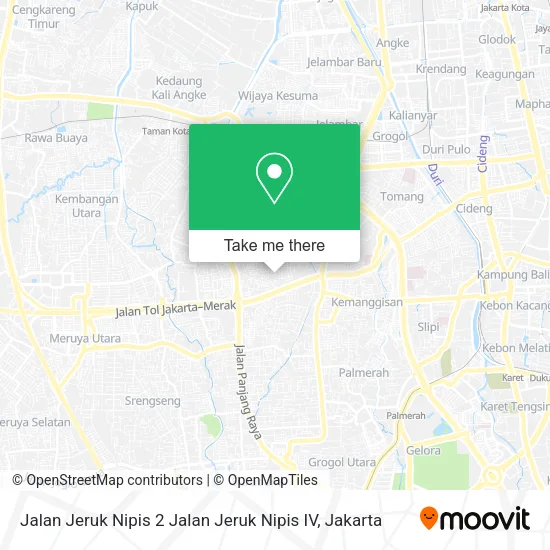 Jalan Jeruk Nipis 2 Jalan Jeruk Nipis IV map
