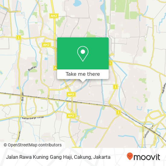 Jalan Rawa Kuning Gang Haji, Cakung map