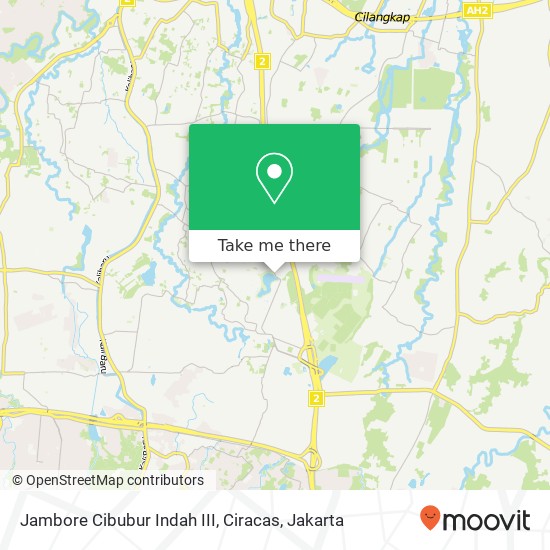 Jambore Cibubur Indah III, Ciracas map