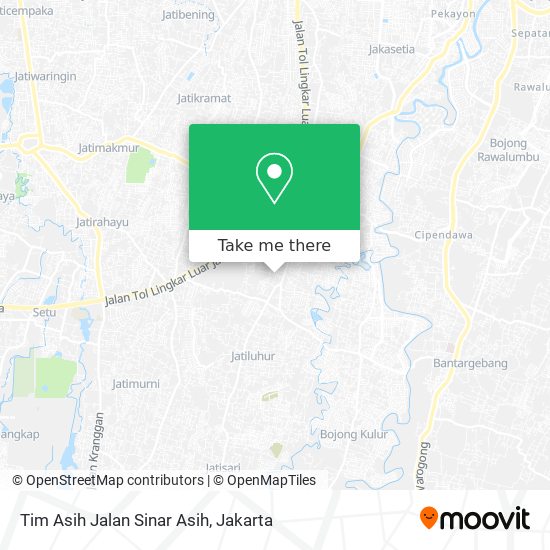 Tim Asih Jalan Sinar Asih map