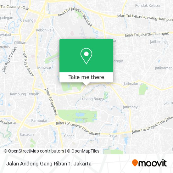 Jalan Andong Gang Riban 1 map