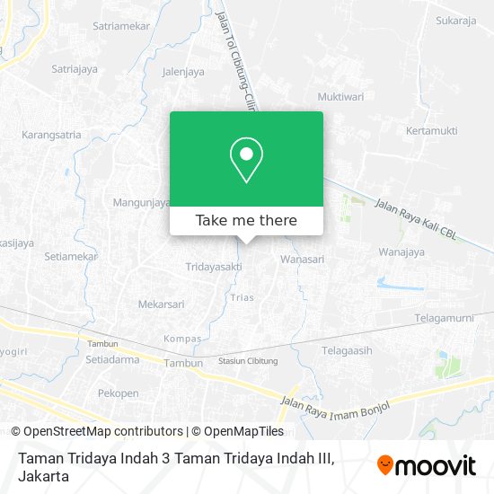 Taman Tridaya Indah 3 Taman Tridaya Indah III map