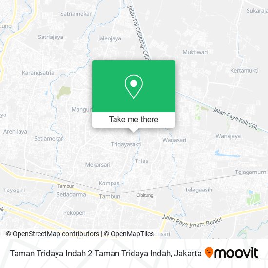 Taman Tridaya Indah 2 Taman Tridaya Indah map