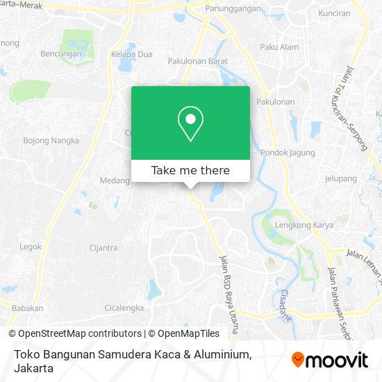 Toko Bangunan Samudera Kaca & Aluminium map
