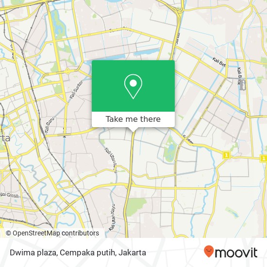 Dwima plaza, Cempaka putih map