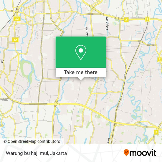 Warung bu haji mul map