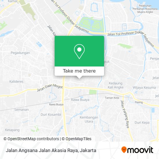 Jalan Angsana Jalan Akasia Raya map