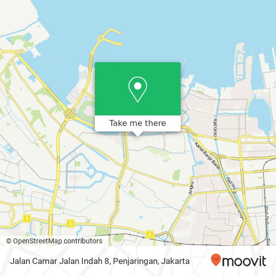 Jalan Camar Jalan Indah 8, Penjaringan map