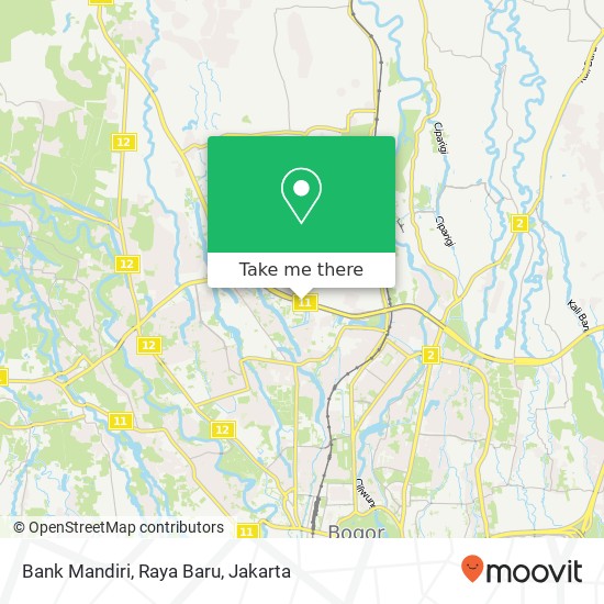 Bank Mandiri, Raya Baru map