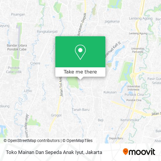 Toko Mainan Dan Sepeda Anak Iyut map