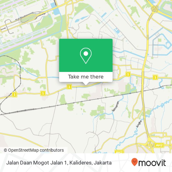 Jalan Daan Mogot Jalan 1, Kalideres map