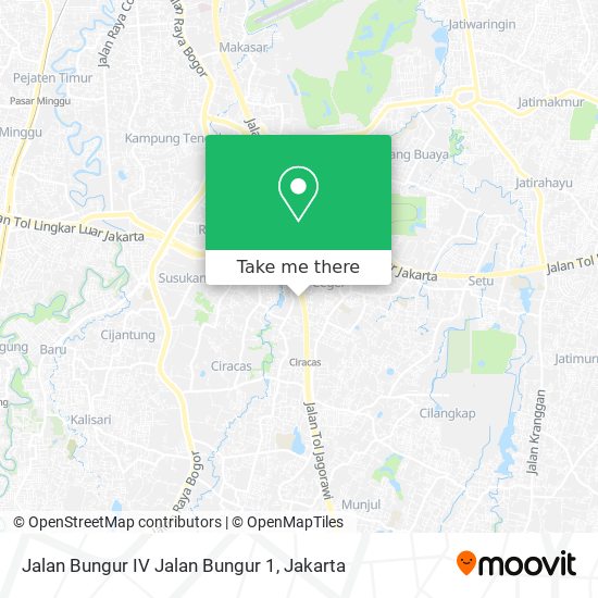 Jalan Bungur IV Jalan Bungur 1 map