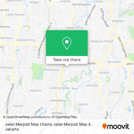 Jalan Merpati Mas Utama Jalan Merpati Mas 4 map