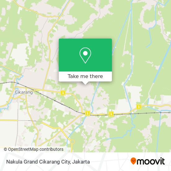 Nakula Grand Cikarang City map