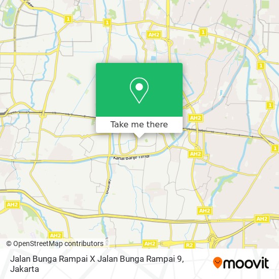 Jalan Bunga Rampai X Jalan Bunga Rampai 9 map