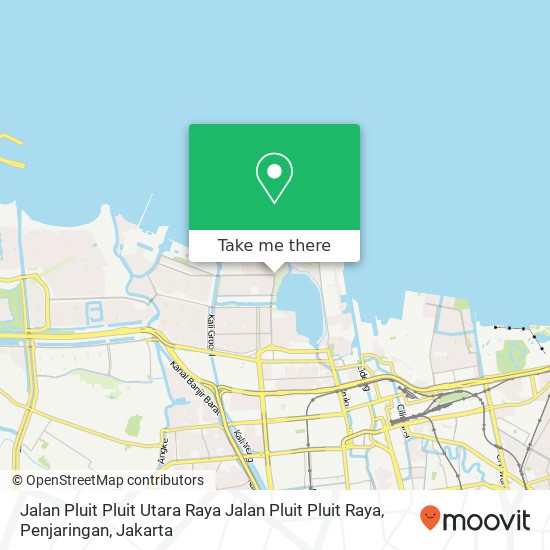 Jalan Pluit Pluit Utara Raya Jalan Pluit Pluit Raya, Penjaringan map