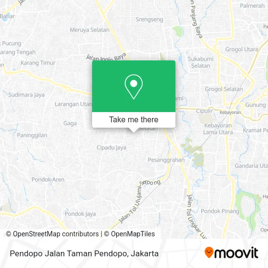 Pendopo Jalan Taman Pendopo map