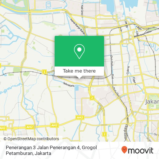 Penerangan 3 Jalan Penerangan 4, Grogol Petamburan map