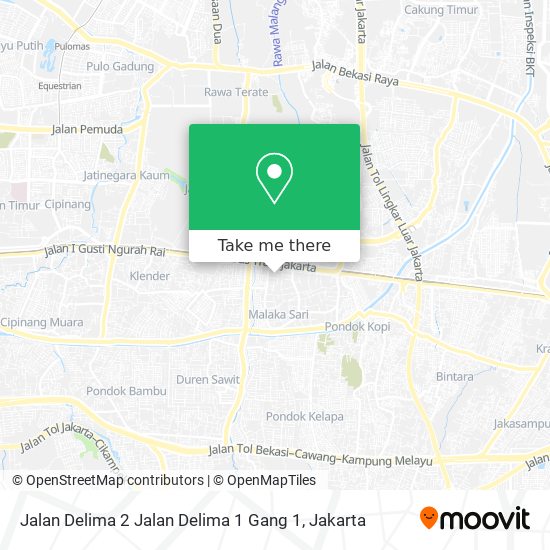 Jalan Delima 2 Jalan Delima 1 Gang 1 map