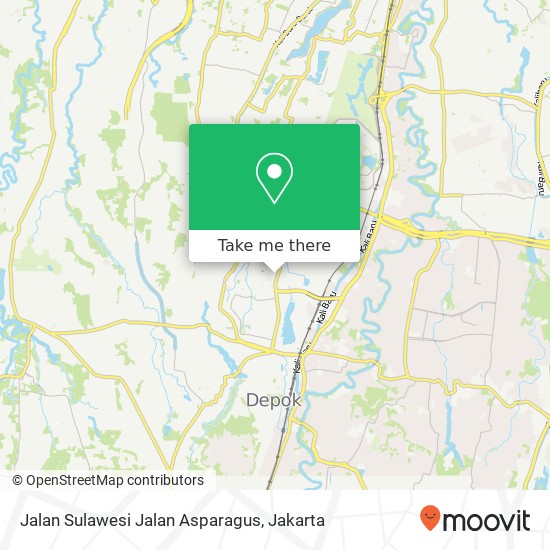 Jalan Sulawesi Jalan Asparagus map