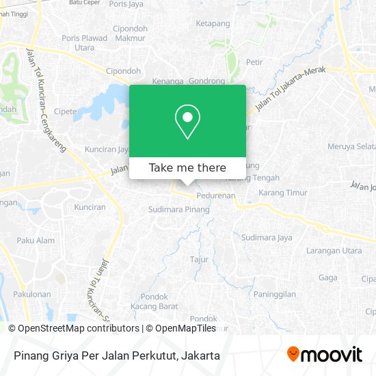 Pinang Griya Per Jalan Perkutut map