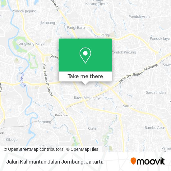 Jalan Kalimantan Jalan Jombang map