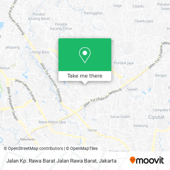 Jalan Kp. Rawa Barat Jalan Rawa Barat map