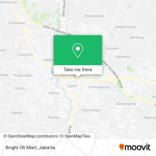 Bright Oli Mart, Serang map