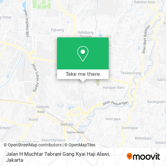 Jalan H Muchtar Tabrani Gang Kyai Haji Alawi map