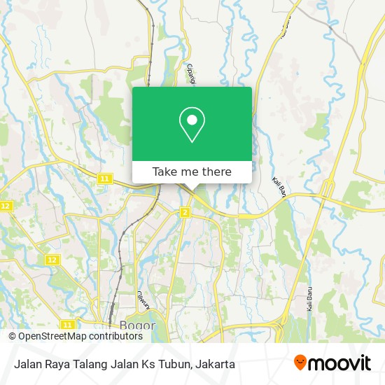 Jalan Raya Talang Jalan Ks Tubun map