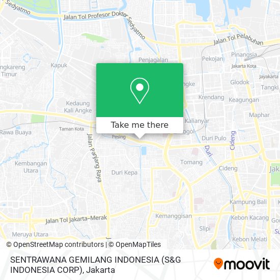 SENTRAWANA GEMILANG INDONESIA (S&G INDONESIA CORP) map