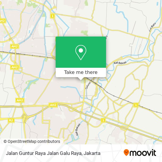 Jalan Guntur Raya Jalan Galu Raya map