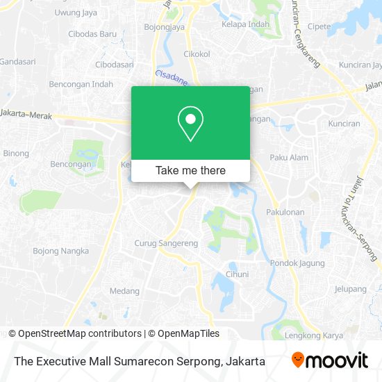 The Executive Mall Sumarecon Serpong map