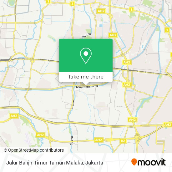 Jalur Banjir Timur Taman Malaka map