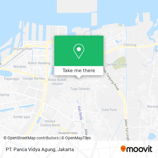 PT. Panca Vidya Agung map