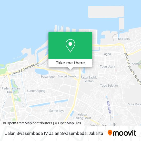 Jalan Swasembada IV Jalan Swasembada map