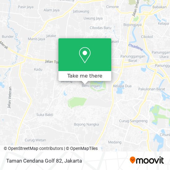 Taman Cendana Golf 82 map