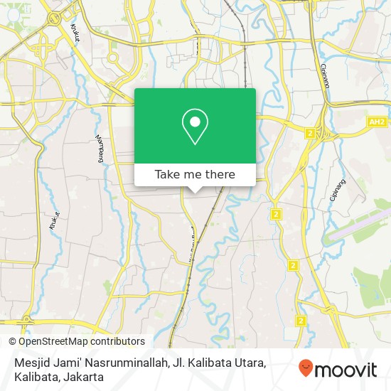 Mesjid Jami' Nasrunminallah, Jl. Kalibata Utara, Kalibata map