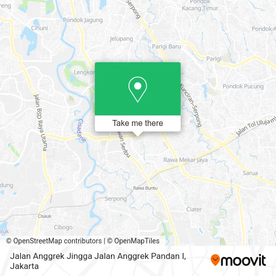 Jalan Anggrek Jingga Jalan Anggrek Pandan I map
