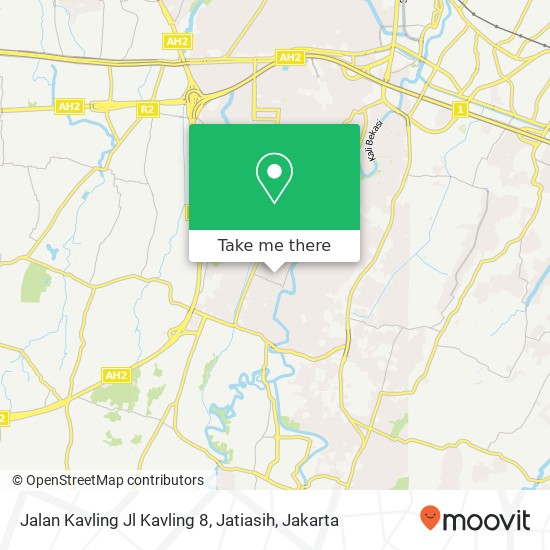 Jalan Kavling Jl Kavling 8, Jatiasih map