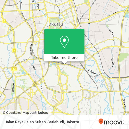 Jalan Raya Jalan Sultan, Setiabudi map