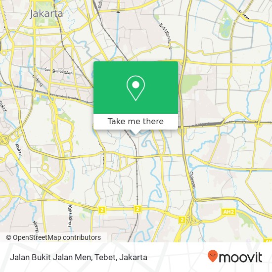 Jalan Bukit Jalan Men, Tebet map