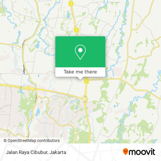 Jalan Raya Cibubur map