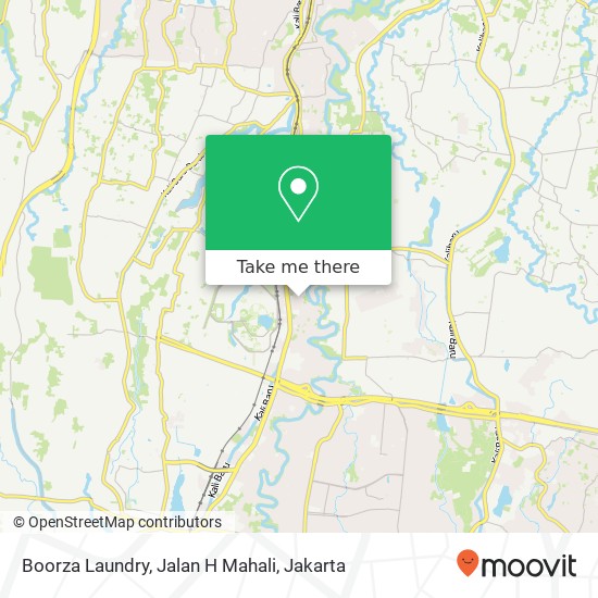 Boorza Laundry, Jalan H Mahali map